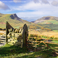 Buy canvas prints of Gates on Mountain Path by Pearl Bucknall