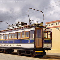 Buy canvas prints of Snaefell Mountain Tramway Isle of Man by Pearl Bucknall