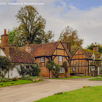 Buy canvas prints of English Village Chilterns Buckinghamshire England by Pearl Bucknall