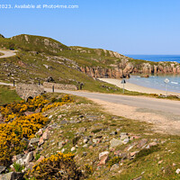 Buy canvas prints of North Coast 500 Scotland panorama by Pearl Bucknall