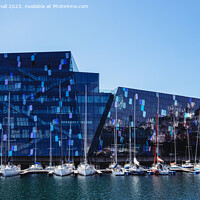 Buy canvas prints of Harpa Concert Hall in Reykjavik Iceland by Pearl Bucknall