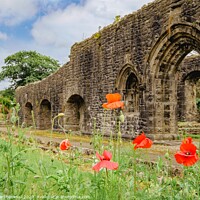 Buy canvas prints of Whalley Abbey Lancashire by Pearl Bucknall