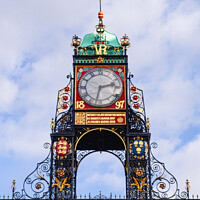 Buy canvas prints of Eastgate Clock Chester Cheshire by Pearl Bucknall