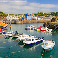 Buy canvas prints of Portpatrick Harbour Dumfries and Galloway by Pearl Bucknall
