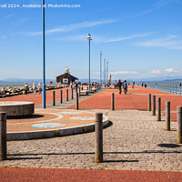 Buy canvas prints of Morecambe Stone Jetty in the Bay Lancashire by Pearl Bucknall