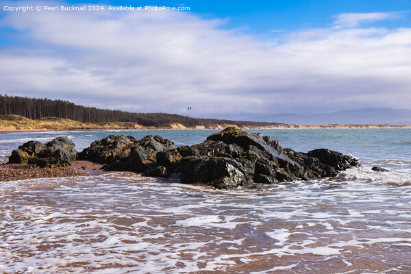 Newborough Beach Anglesey Coast Picture Board by Pearl Bucknall