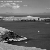 Buy canvas prints of St Tudwal's Island West from the Llyn Peninsula mo by Pearl Bucknall