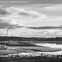 Buy canvas prints of Waiting for the Tide in Red Wharf Bay Anglesey by Pearl Bucknall