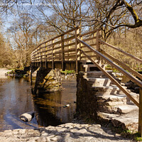 Buy canvas prints of Bridge Across the River Rothay by Pearl Bucknall