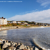 Buy canvas prints of Welsh Coast Criccieth Beach Llyn Peninsula Wales by Pearl Bucknall