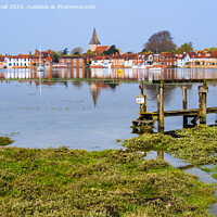 Buy canvas prints of Picturesque Bosham Chichester Harbour West Sussex by Pearl Bucknall