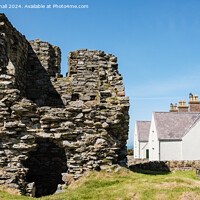 Buy canvas prints of End of Pilgrims Way Bardsey Island Abbey  by Pearl Bucknall