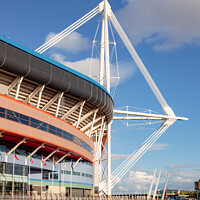 Buy canvas prints of Principality Stadium in Cardiff by Pearl Bucknall