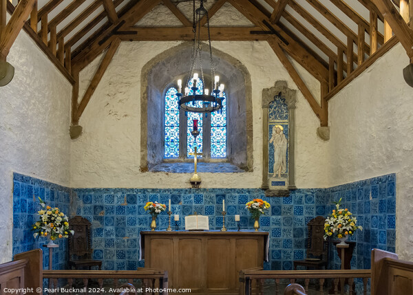 St Patrick's Llanbadrig Church Cemaes Anglesey Picture Board by Pearl Bucknall
