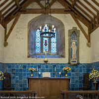 Buy canvas prints of St Patrick's Llanbadrig Church Cemaes Anglesey by Pearl Bucknall