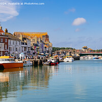 Buy canvas prints of Weymouth Town Bridge and Harbour by Pearl Bucknall