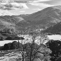 Buy canvas prints of Ullswater View Lake District Cumbria by Pearl Bucknall