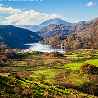 Nant Gwynant in Autumn Landscape in Snowdonia