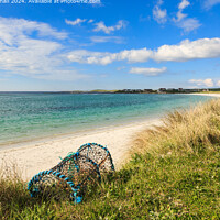 Tranquil Scottish Beach on North Uist Scotland
