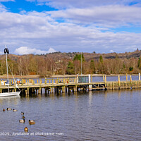 Coniston Water Jetty Lake District Cumbria