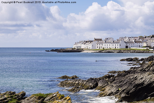 Picturesque Port Charlotte Islay Scotland Picture Board by Pearl Bucknall