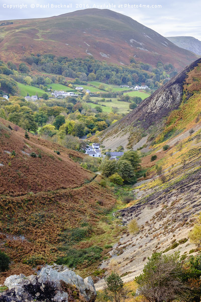 Sychnant Pass in autumn Picture Board by Pearl Bucknall