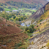 Buy canvas prints of Sychnant Pass in autumn by Pearl Bucknall