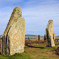 Buy canvas prints of Ring of Brodgar Orkney Standing Stones Scotland by Pearl Bucknall