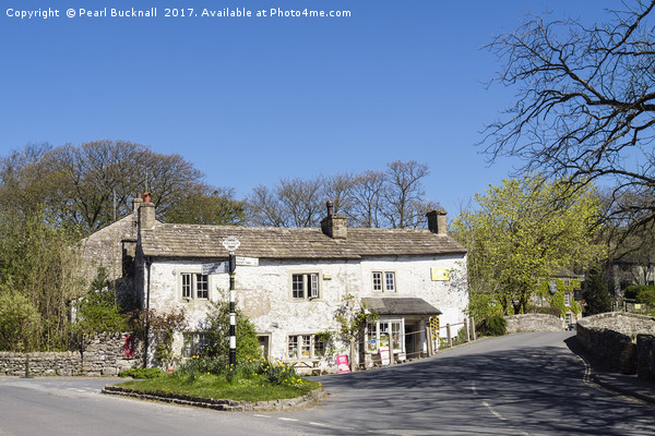 Malham Village Yorkshire Picture Board by Pearl Bucknall
