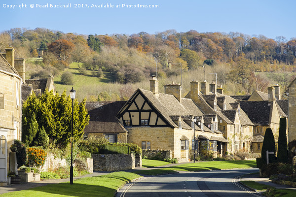 Cotswold Cottages in Broadway  Picture Board by Pearl Bucknall