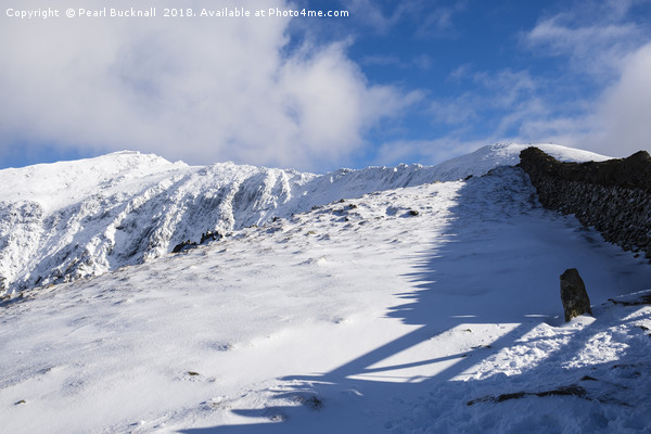 Rhyd Ddu path to Snowdon Picture Board by Pearl Bucknall