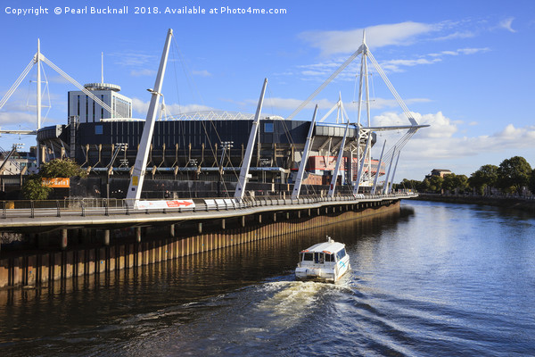 Principality Stadium in Cardiff Picture Board by Pearl Bucknall