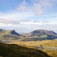Buy canvas prints of View from Yr Aran by Pearl Bucknall