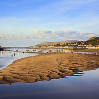Buy canvas prints of Afon Conwy River and Harbour at Low Tide by Pearl Bucknall