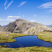 Buy canvas prints of View to Great Gable Lake District by Pearl Bucknall