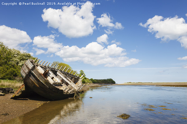 Anglesey Shipwreck Traeth Dulas Bay Picture Board by Pearl Bucknall