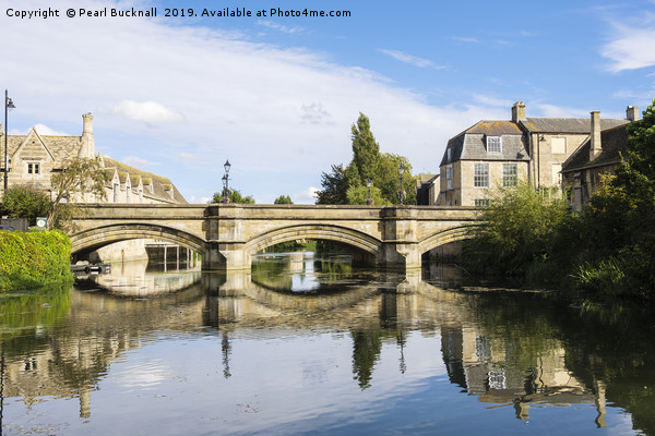 River Welland in Stamford Picture Board by Pearl Bucknall