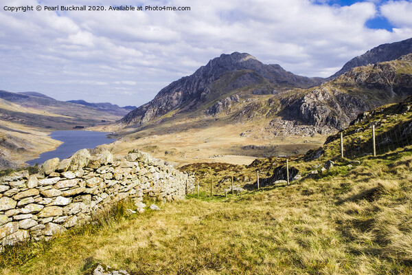Ogwen Valley and Tryfan in Snowdonia Picture Board by Pearl Bucknall