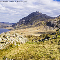 Buy canvas prints of Ogwen Valley and Tryfan in Snowdonia by Pearl Bucknall