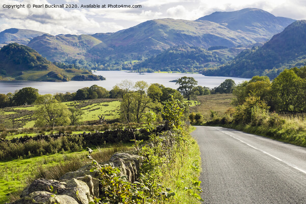 Road to Ullswater in Lake District Picture Board by Pearl Bucknall