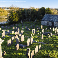 Buy canvas prints of St Tysilio's on Church Island Anglesey by Pearl Bucknall