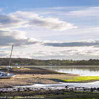 Buy canvas prints of Waiting for the Tide in Red Wharf Bay Anglesey by Pearl Bucknall