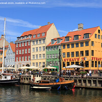 Buy canvas prints of Colourful Nyhavn Copenhagen by Pearl Bucknall
