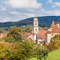 Buy canvas prints of Arbois in Autumn France by Pearl Bucknall