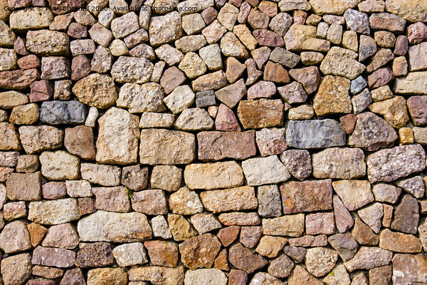 Dry Stone Wall Textures Picture Board by Pearl Bucknall