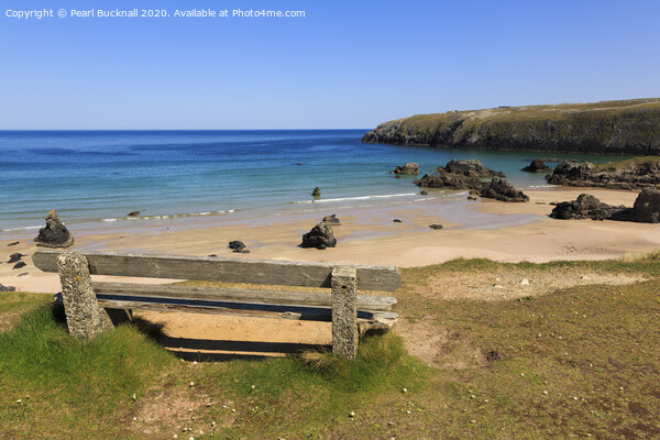 Looking to Sango Bay Durness Scotland Picture Board by Pearl Bucknall