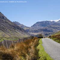 Buy canvas prints of Leading to the Glyders Snowdonia by Pearl Bucknall