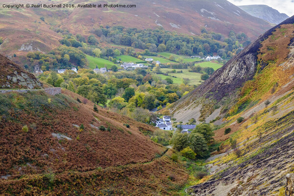 Sychnant Pass in Autumn Picture Board by Pearl Bucknall