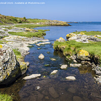 Buy canvas prints of Secluded Cove Anglesey by Pearl Bucknall