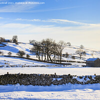 Buy canvas prints of Winter Landscape in Derbyshire by Pearl Bucknall